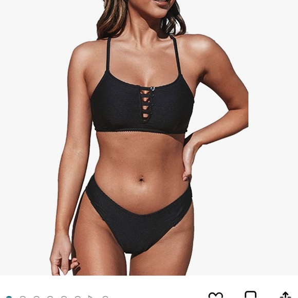 Cupshe Swim Cupshe Black Bikini Poshmark